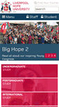 Mobile Screenshot of hope.ac.uk