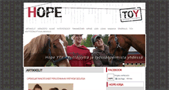 Desktop Screenshot of hope.fi