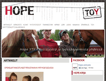 Tablet Screenshot of hope.fi