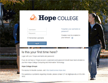 Tablet Screenshot of groups.hope.edu