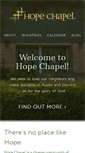 Mobile Screenshot of hope.org