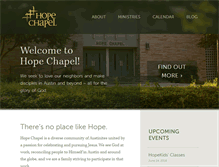 Tablet Screenshot of hope.org