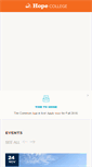 Mobile Screenshot of activate.hope.edu